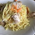 m_yrmy's cooksnap of when they made 塩麹とレモンの塩焼きそば.
