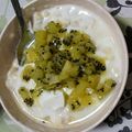 ＊兎美＊'s cooksnap of when they made 離乳食中期 便秘解消キウイヨーグルト.