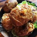 mi＋−'s cooksnap of when they made 豚こま肉で…我が家の肉巻きおにぎり.