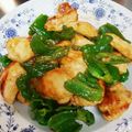 mii☆22's cooksnap of when they made ♥鶏胸肉とピーマンのオイマヨ炒め♥.