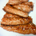 kanare's cooksnap of when they made 絶品〜♪秋刀魚の蒲焼き.
