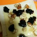 ももかば's cooksnap of when they made ブルーベリーはちみつトースト.
