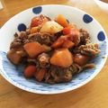 KY328's cooksnap of when they made 食卓の主役☆麺つゆで炊飯器で肉じゃが！.