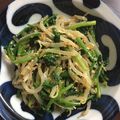 とよすみもも♪'s cooksnap of when they made やみつき！ほうれん草とモヤシのナムル☆.