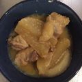 モカニャン's cooksnap of when they made 簡単！鶏肉と大根のみそ煮込み☆.