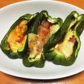 satoyori's cooksnap of when they made ピーマンとベーコンのチーズ焼き.