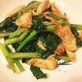 ぱくもぐ。's cooksnap of when they made 南部どりのサラダチキンと小松菜の炒めもの.