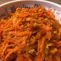 まめぽ's cooksnap of when they made にんじんとベーコンの洋風しりしり.