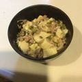 クックP14XXP☆'s cooksnap of when they made 和風☆マーボー豆腐！丼で.
