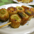 solapapa's cooksnap of when they made 焼き鳥風♪竹輪の長ネギ詰め♪.