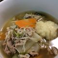 ライオンのスキッピィ's cooksnap of when they made おばあのけんちん汁（すいとん入り）.
