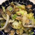 クックSKYWCQ☆'s cooksnap of when they made あさりと春きゃべつのレモンバター炒め♡.