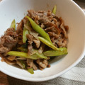 いしまいﾁｬﾝ's cooksnap of when they made 簡単♪アスパラと豚肉のマヨ炒め.