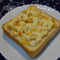 桜木花子's cooksnap of when they made 超簡単！マヨコーントースト.