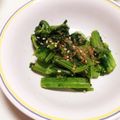 クックL13PGO☆'s cooksnap of when they made 菜の花のおひたし.