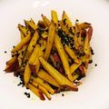 Meguminomy's cooksnap of when they made サツマイモのゴマゴマ炒め☆カレー風味.
