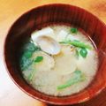はらぺこ子's cooksnap of when they made あさりとクレソン❀味噌汁！.