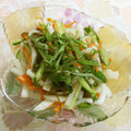 ☆Rokko☆'s cooksnap of when they made 季節の野菜のもずく酢和え.
