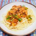 バカリャウ's cooksnap of when they made さばとトマトのパスタ.