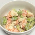 ジョッキン's cooksnap of when they made 美味しい♡そら豆とエビのマヨネーズ和え.