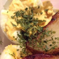 cerfleur's cooksnap of when they made お弁当に簡単♪お花のからしマヨゆで卵♡.