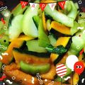 Emiii28's cooksnap of when they made かぼちゃとベーコンの野菜炒め.