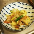 あやじー's cooksnap of when they made 新ジャガとアスパラのガーリック炒め.
