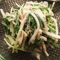 blackbird7's cooksnap of when they made 簡単‼大根・水菜・カニカマのサラダ.