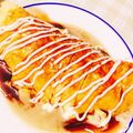 Chikaja's cooksnap of when they made 豚キャベもや★卵とチーズ焼きお好みソース.