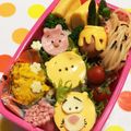 3chan。's cooksnap of when they made ツムツム プーさん⭐簡単キャラ弁⭐.