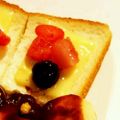 ogatomon's cooksnap of when they made ブルーベリーはちみつトースト.