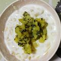 ＊兎美＊'s cooksnap of when they made 離乳食中期 便秘解消キウイヨーグルト.