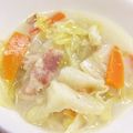 食いしん坊ひまわり's cooksnap of when they made 簡単キャベツとベーコンの白だしスープ.