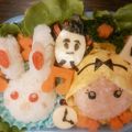 らるるるるるる's cooksnap of when they made キャラ弁♤ツムツム♢アリス♡.