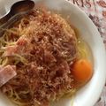 Miaaaaaaam's cooksnap of when they made めかぶとベーコンのパスタ.