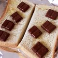 ひい◡̈♥︎'s cooksnap of when they made ❁チョコトースト❁.