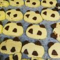 ハルナgo's cooksnap of when they made 切っても切ってもパンダなクッキー♡.