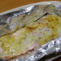 ちびさと☆'s cooksnap of when they made ❀簡単さわやか～鮭の柚子胡椒マヨホイル焼.