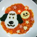 ageha0429's cooksnap of when they made １歳お誕生日☆わんわんうーたんプレート☆.