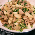 ku_uk's cooksnap of when they made ご飯おかわり！かぶと豚肉のこってり炒め.