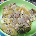 teto_rion's cooksnap of when they made 定番が一番!!がっつり牛玉丼～.