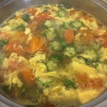 めぐもちゃん☆'s cooksnap of when they made オクラとトマトと卵のスープ.