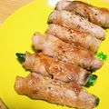 ＊SHIBA＊'s cooksnap of when they made ☆初心者でも簡単☆アスパラ豚肉巻き.