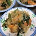 かなヒロ's cooksnap of when they made ほうれん草のあげかま炒め.