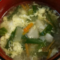 白リス's cooksnap of when they made ちんげん菜と卵のスープ.