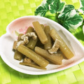 ３匹の大ぶたママ's cooksnap of when they made フキと油揚げの煮物.