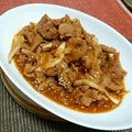ぶっちゃん★'s cooksnap of when they made [韓国料理]豚肉コチュジャン炒め.