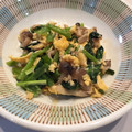 翔ちゃん心ちゃん's cooksnap of when they made 小松菜とツナ缶と玉子の炒めもの.