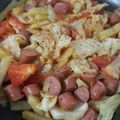 クック2BGU7G☆'s cooksnap of when they made ☆きゃべつとウインナーのトマト炒め☆.