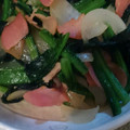 わんた☆'s cooksnap of when they made ベーコンと玉ねぎとほうれん草の炒め物.